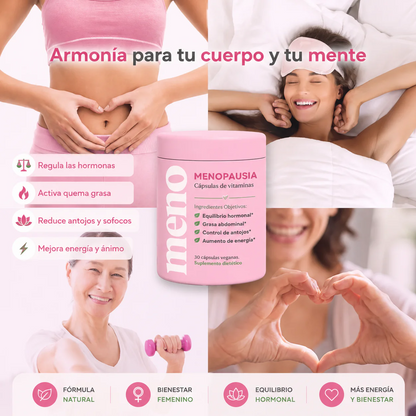 MenoVital® l Cápsulas Adelgazantes Menopausia