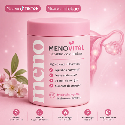 MenoVital® l Cápsulas Adelgazantes Menopausia