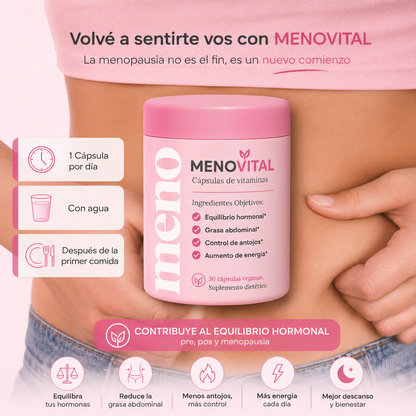 MenoVital® l Cápsulas Adelgazantes Menopausia